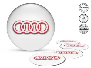 Audi Ruota Adesivi Stile Emblemi Cupola Alta Qualità